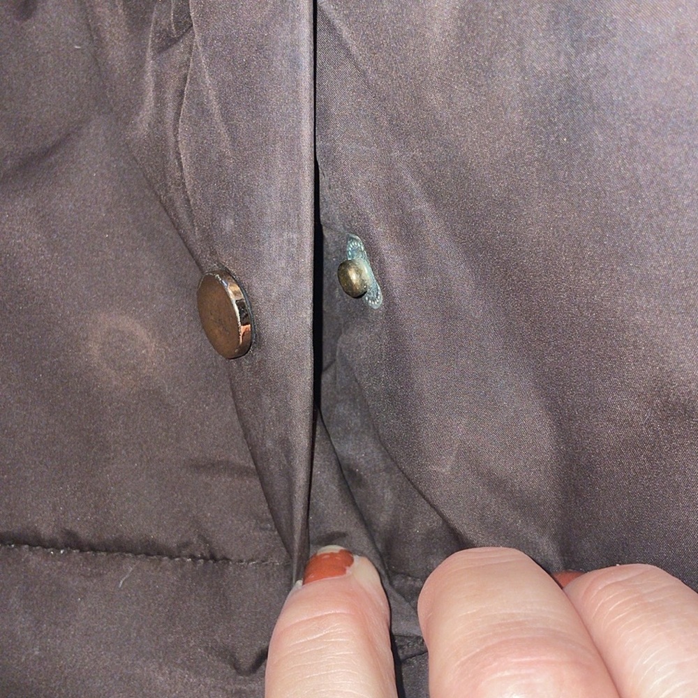 Charter Club Women's Brown Puffer Vest-Medium - Picture 5 of 6